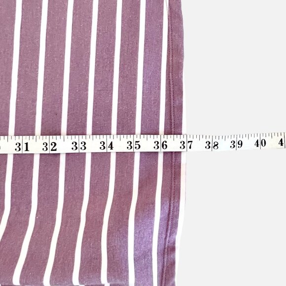 Womens 32 Degrees Cool Dress w/ Pockets Comfy Striped Short Sleeve V-Neck Sz L - Picture 14 of 14